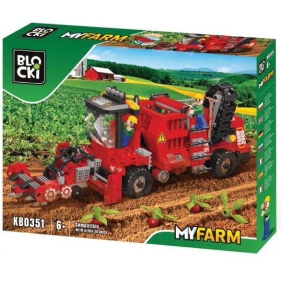 Set de constructie Combina de recoltare a sfeclei Blocki MyFarm, 2 image