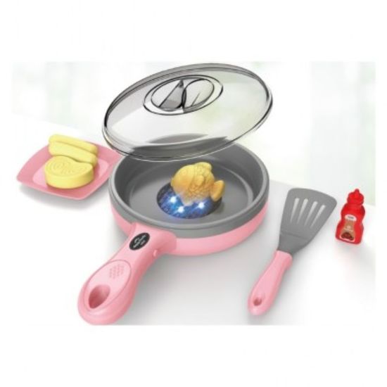 Игрушка Mei Lian Розовая кастрюля с аксессуарами и подсветкой, ZJA343945, изображение 3