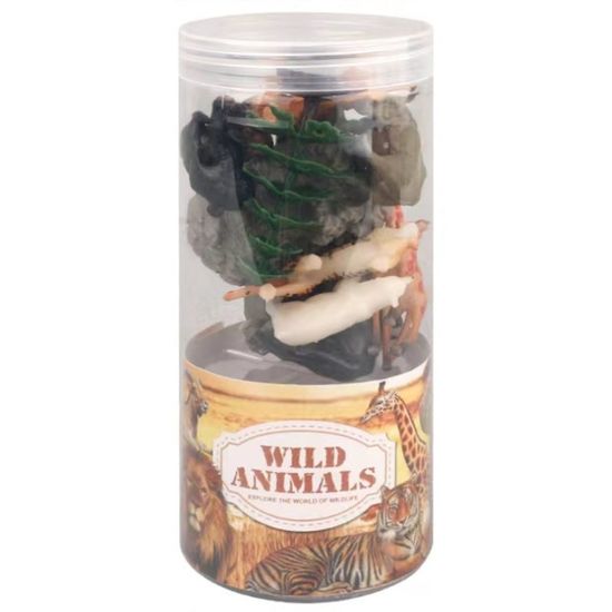 Набор из 14 фигурок Wild Animals, в тубусе, ZJA325807, изображение 2