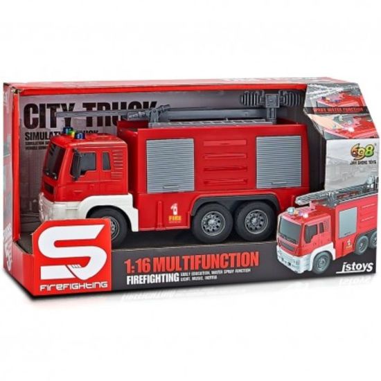 Пожарная машина с водяным шлангом JsToys, 1:16, изображение 2