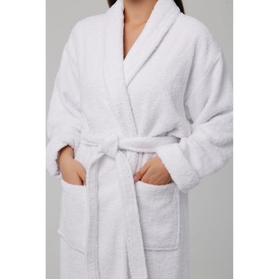 Банный халат BUMBACEL Hotelier Moher+cutie, Белый, Размер:XXXL, изображение 7