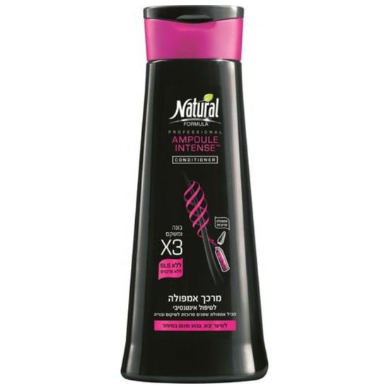 Balsam NATURAL FORMULA  Ampoule Intense, pentru parul vopsit si deteriorat, 400 ml