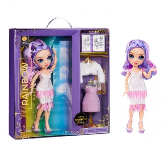 Papusa Violet Willow, Rainbow High, Fantastic Fashion, cu accesorii, 2 image