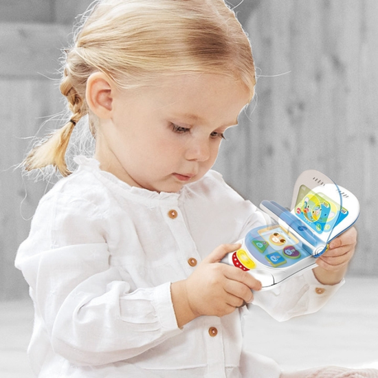 Телефон-игрушка WINFUN Flip Up, со звуками и светом, изображение 4