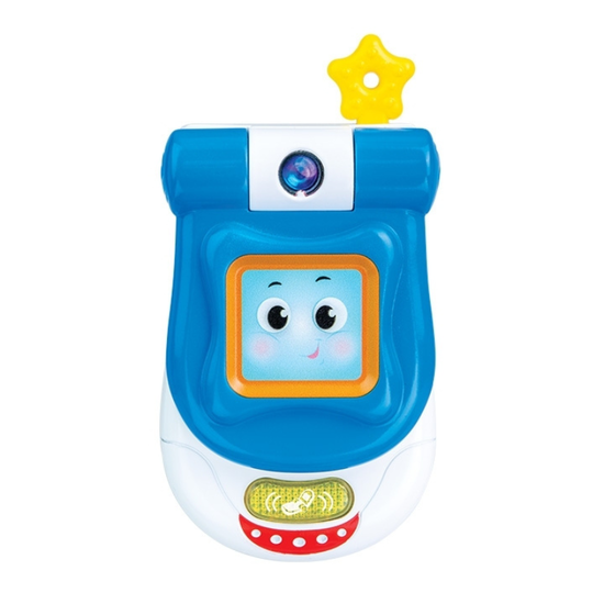 Телефон-игрушка WINFUN Flip Up, со звуками и светом, изображение 2