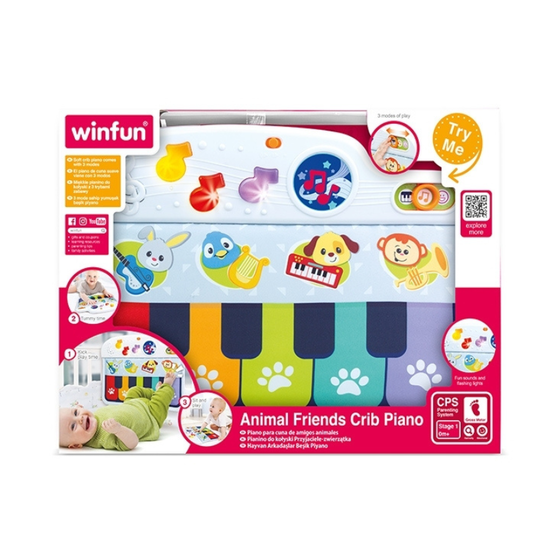 Пианино с текстильными клавишами и подвесным элементом WINFUN, изображение 3