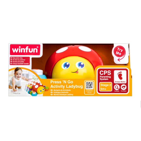 Jucarie buburuza WINFUN, cu activitati si sunete, 3 image