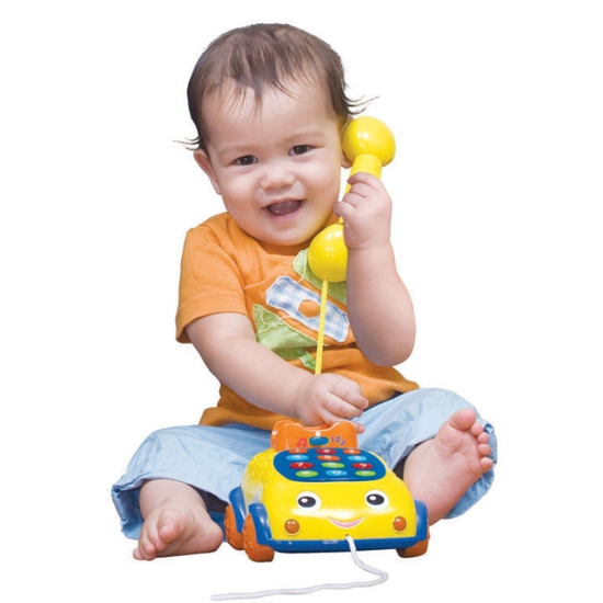 Jucarie telefon WINFUN, cu roti, sunete si lumini, engleza, 4 image