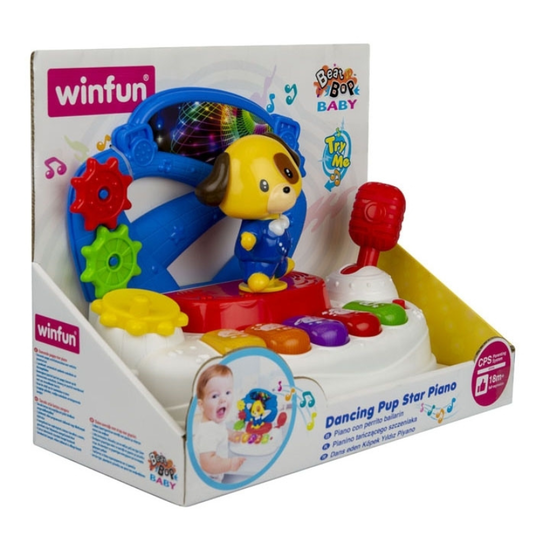 Jucarie pian-catelusul dansator WINFUN, Cu sunete si lumini, 4 image