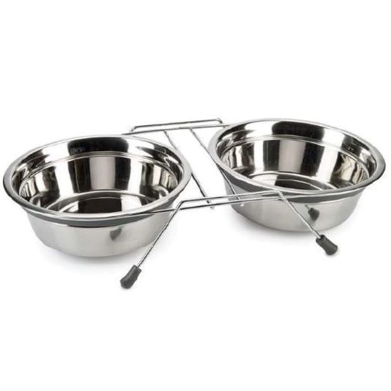 Set de boluri 4DOG, inox, 2 x 0.95 l, 2 image