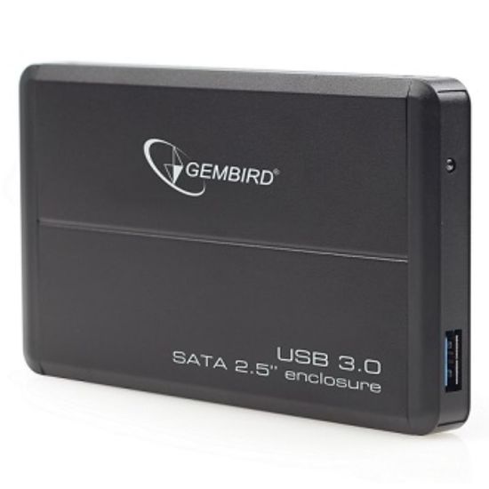 Внешний корпус GEMBIRD EE2-U3S-2, для HDD SATA 2.5'', черный, изображение 2