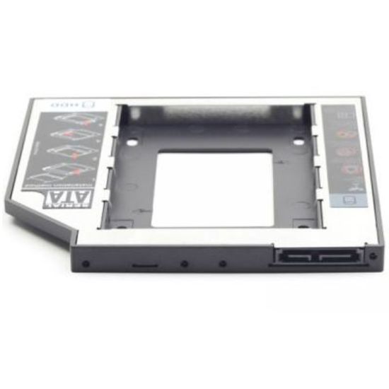 Cadru de montaj GEMBIRD MF-95-01, subtire pentru unitate de 2.5'' la compartiment de 5.25''