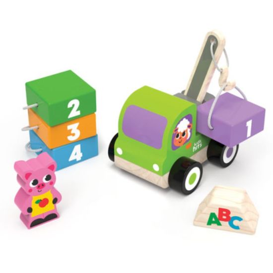 Деревянный набор конструктор KIDS HITS Crane, KH20/015, изображение 4
