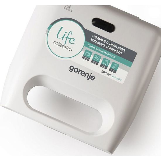 Aparat sandwitch-ur GORENJE SM701GCW, 6 image