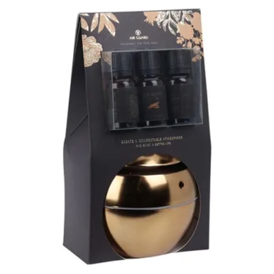 Difuzor aromatic cu 3 rezerve, 10 ml, intrare USB