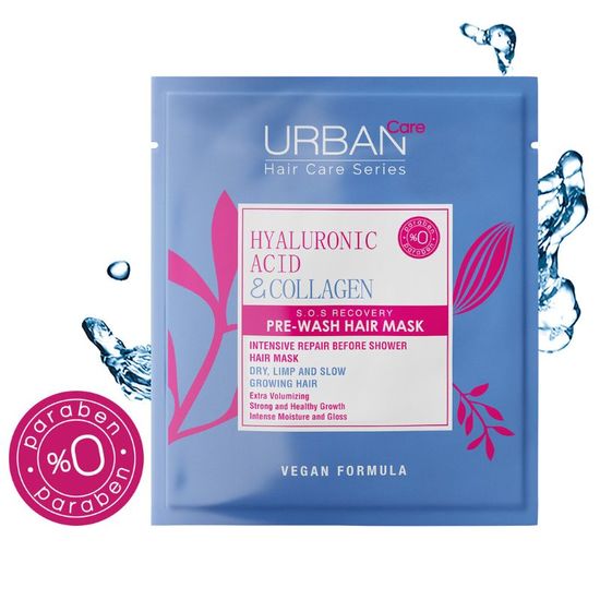 Восстанавливающая маска URBAN CARE с коллагеном и Гиалуроном S.O.S PRE, 50 мл, изображение 2
