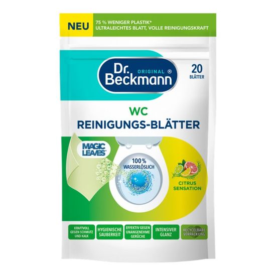 Servetele Magic pentru WC DR.BECKMANN Citrus, solubile in apa, 20 foi