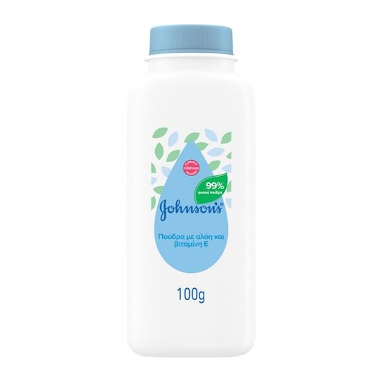 Pudra JOHNSON'S Baby, Aloe cu Vitamina E, 100 g