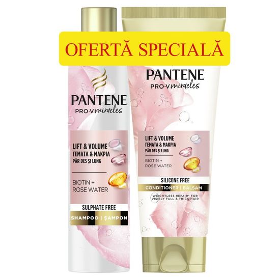 Set sampon si balsam PANTENE Lift & Volume, 250+160ml