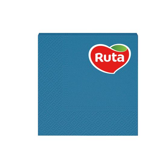 Servetele de bucatarie RUTA azuriu, 3 straturi, 33 x 33 cm, 20 buc, 2 image