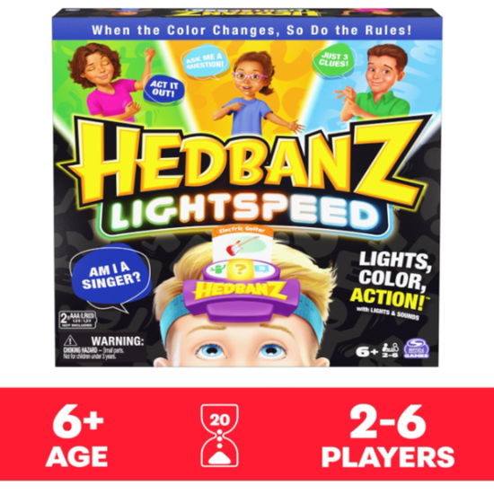 Joc de masa SPIN MASTER, Hedbanz Lightspeed, 4 image