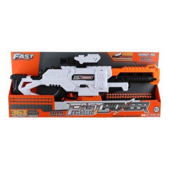 Игрушечный бластер электрический FAST PIONEER BIG516, 36 снарядов, изображение 2