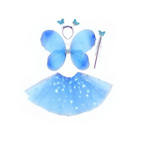 Set Aripi de Fluture FUNNY FASHION 013, violet/roz/albastru, ZJA359655, 2 image