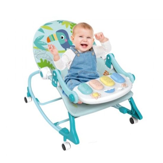 Scaunel multifunctional YAYA DUCK BABYLOVE, Albastru, 3 image