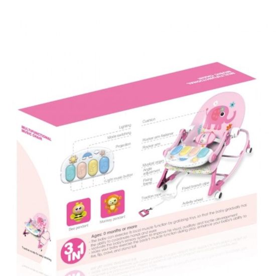 Scaun multifunctional YAYA DUCK BABYLOVE, Roz, 4 image