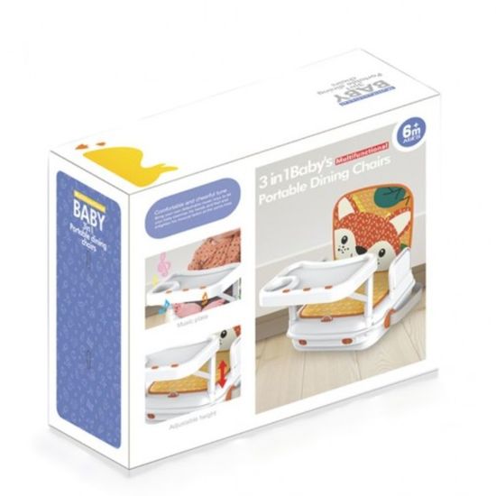 Scaun de masa Vulpe YAYA DUCK BABYLOVE 3689-YSD, pentru bebe, ZJA347338, 2 image
