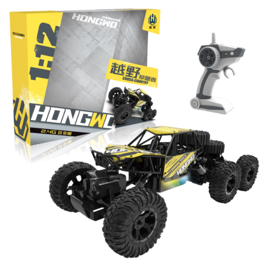 Masina Radio-Control RC CARS, cu lumini si 6 roti, 3 culori, 1:14, 2 image