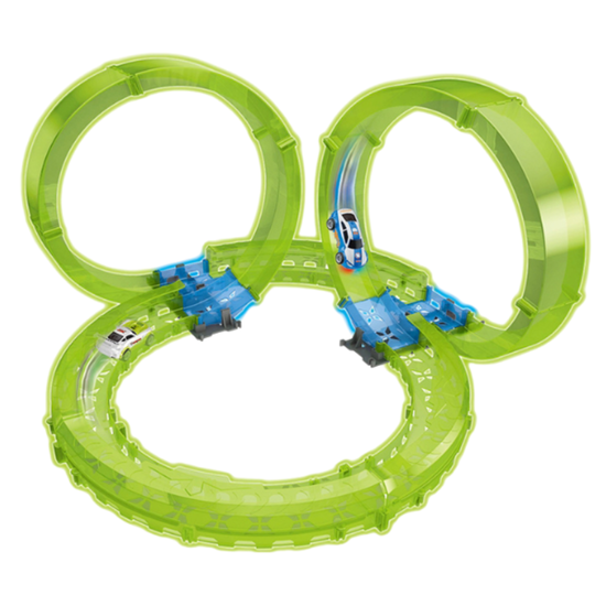 Автотрек ESSA TOYS, с радиоуправлением, светом, 25 деталей, изображение 3