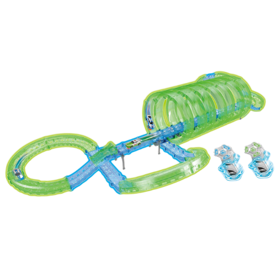 Автотрек ESSA TOYS с радиоуправлением, светом, 85 деталей, изображение 3