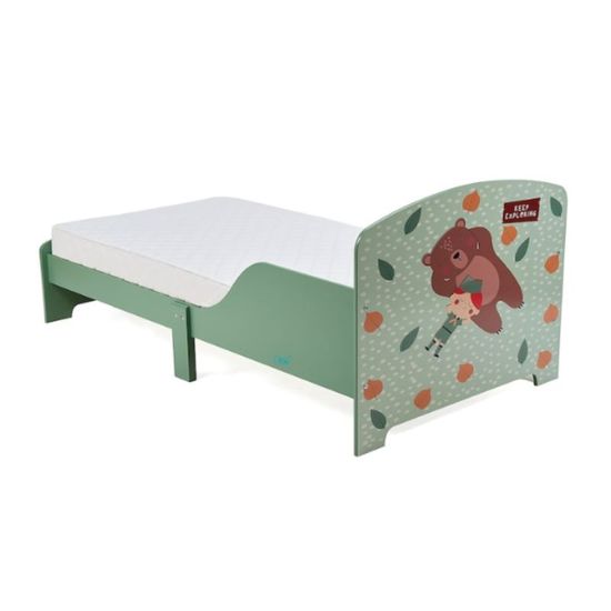 Pat U-GROW Junior Green Forestб cu protectii laterale, 3 image