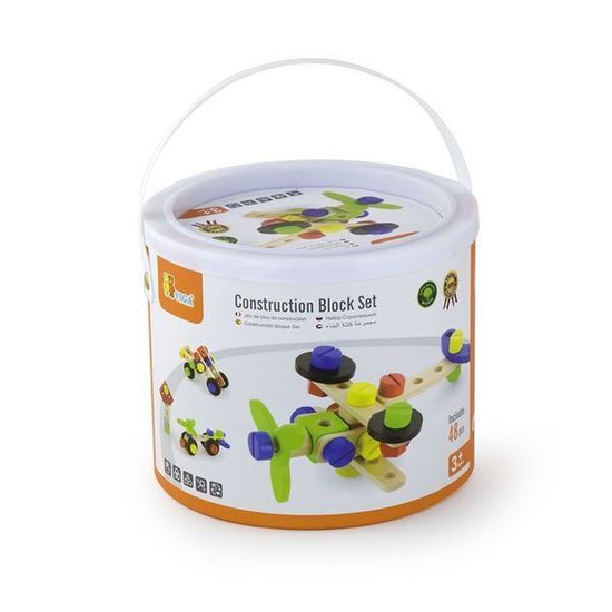 Set de constructie din lemn VIGA, 48 piese, 2 image