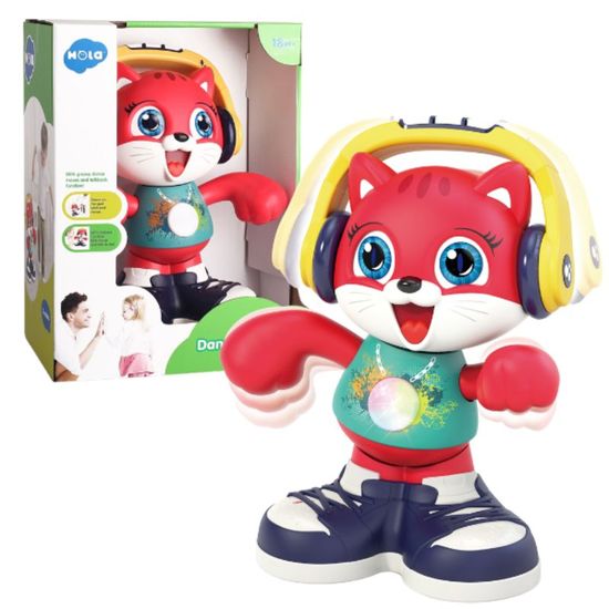 Интерактивная игрушка "Танцующий кот" с музыкой и светом, изображение 2