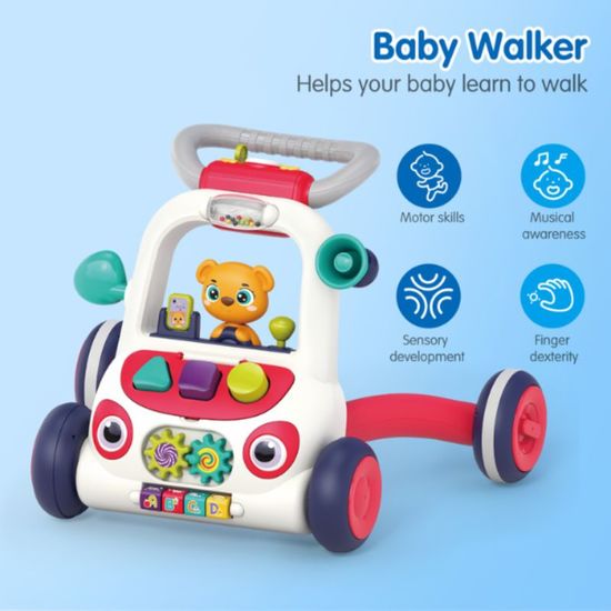 Ходунки HOLA TOYS "Медвежонок", со светом и музыкой, изображение 12