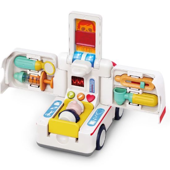 Masinuta "Ambulanta" cu efecte luminoase si sonore, 9 image