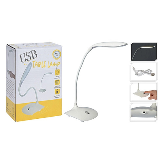 Лампа настольная HOLLAND, LED, 44x13 cм, USB, изображение 2