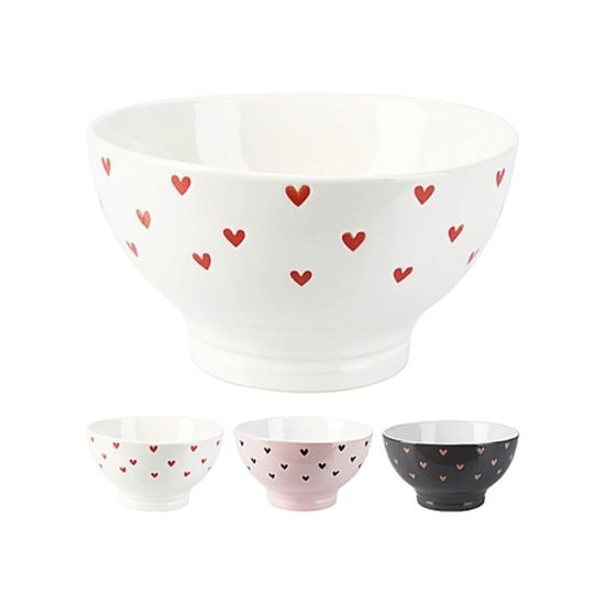 Salatiera Sf. Valentine Hearts, din ceramica, 13cm, 2 image