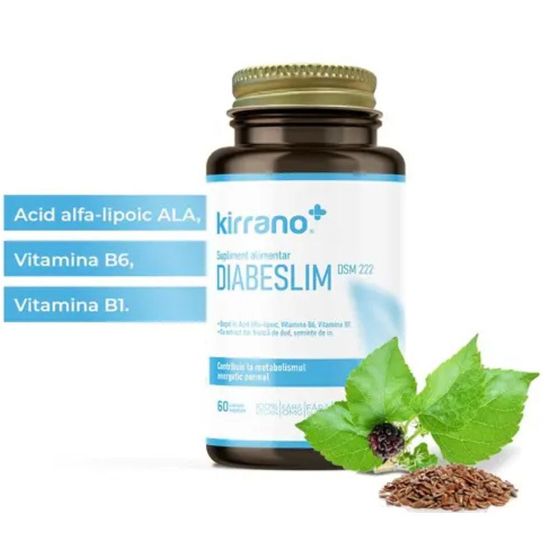 Пищевая добавка KIRRANO DiabeSlim, 60 капсул, изображение 2