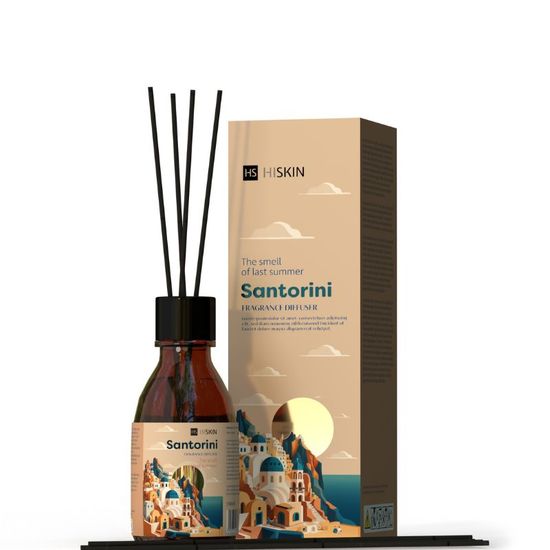 Odorizant de camera cu betisoare HiSkin Santorini, 80 ml