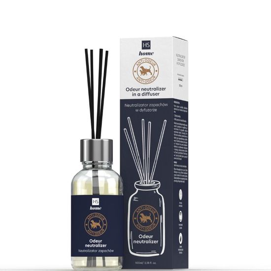 Difuzor HiSkin, neutralizator de mirosuri-animale, 100 ml