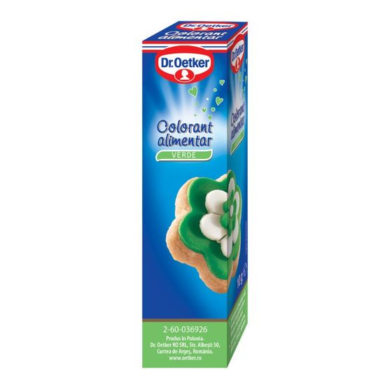 Краситель пищевой DR. OETKER зеленый, 10 гр, изображение 2