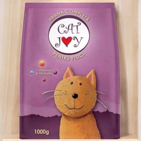 Корм для кошек CAT JOY, сухой, с мясом птиц, для любого возраста, 1кг
