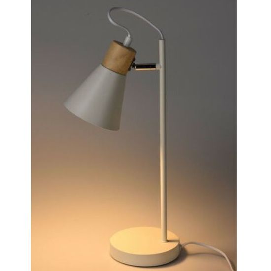 Лампа настольная "Торшер", металл, E14 max, 25W, 14x44 cм