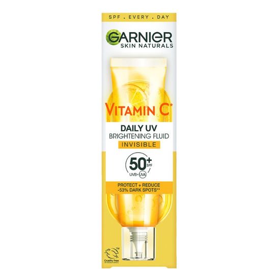 Crema fluida SPF 50+GARNIER Vitamin C, invizibila, 40ml, 2 image