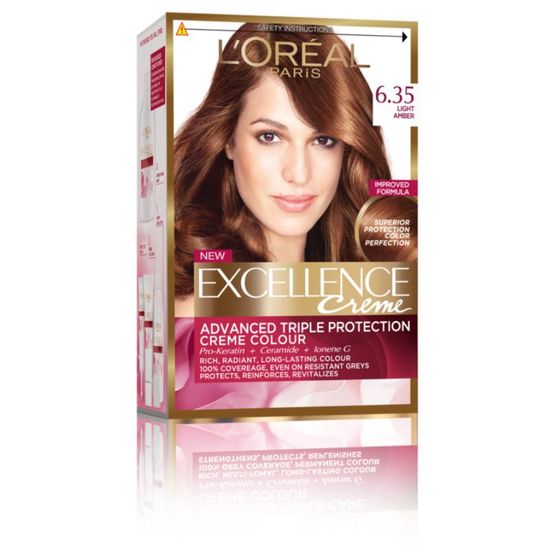 Vopsea de par LOREAL Excellence 6.35 Maro Ciocolata, 182ml