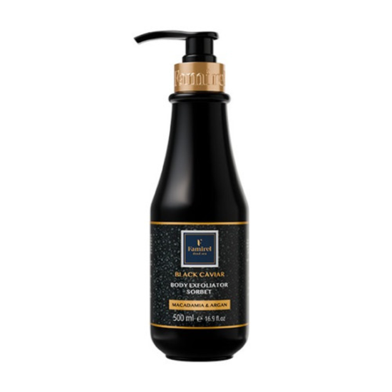 Gel-sorbet FAMIREL Black Caviar, cu extract de caviar negru, macadamia si argan, 500 ml, 2 image