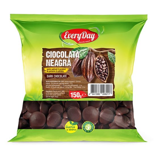 Чёрный шоколад EVERYDAY, 150 г, изображение 2